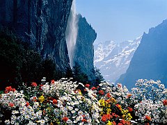 Staubbach Waterfall, Lauterbrunnen, Switzerland
